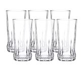 VASO DE VIDRIO 285ML JUEGO DE 6 UND