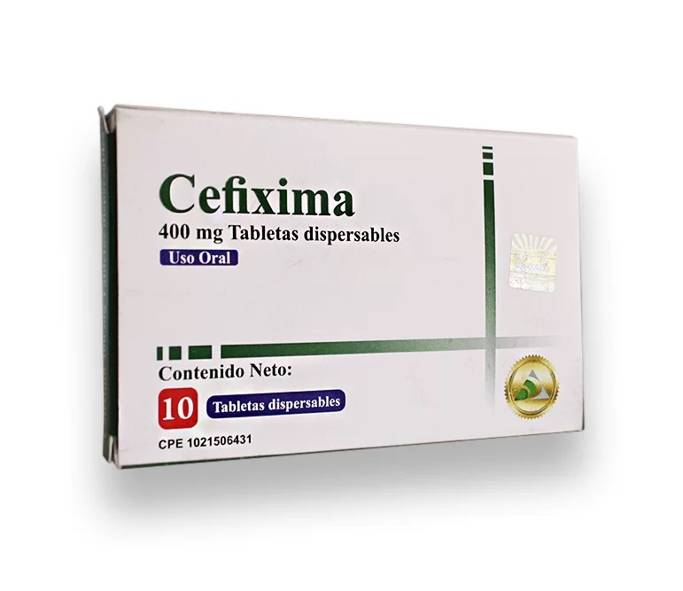 CEFIXIMA 400MG X 10 TABLETAS DAC55