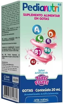 PEDIANUTRI GTS TUTTI FRUTTI 20ML  ARTE NATIVA