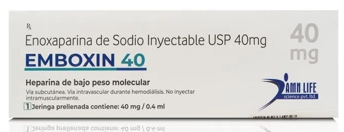 EMBOXIN ENOXAPARINA 40MGX1JERINGA AMN LIFE