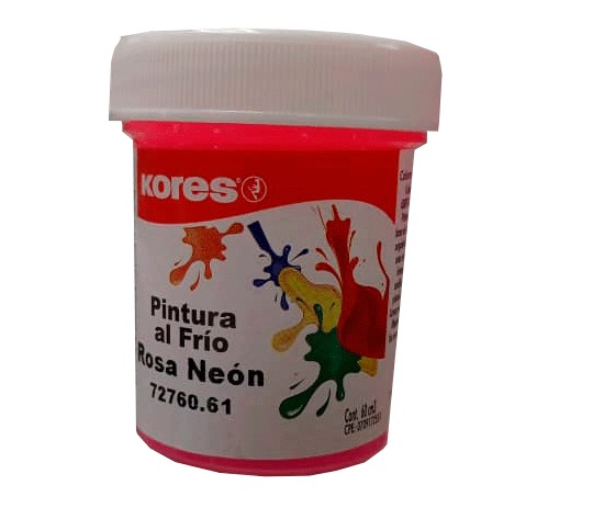 PINTURA AL FRIO KORES ROSADO NEON