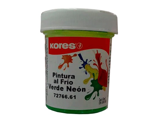 PINTURA AL FRIO KORES VERDE NEON