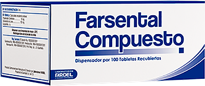 FARSENTAL 10MG 125MGX10TAB BLIST PROPI LISINA FARDEL***