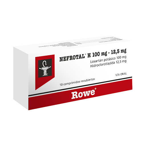 NEFROTAL H 100MG 12,5MG X 10COMP ROWE