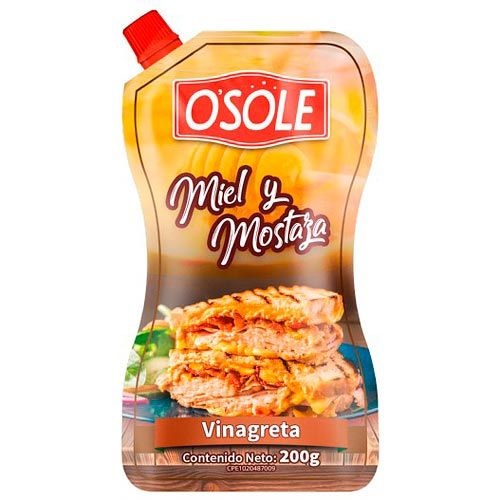 ADEREZO OSOLE 200GR VINAGRETA MIEL Y MOSTAZA