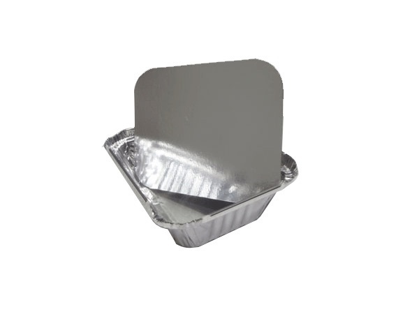 BANDEJA ALUMINIO  250 C/TAPA CARTON X 20 UND