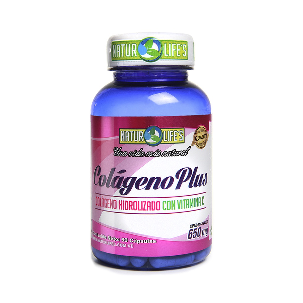 COLAGENO PLUS 650MG X 50CAPS NATURLIFES