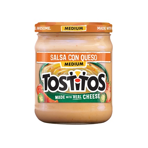 SALSA TOSTITOS 425,2GR CON QUESO
