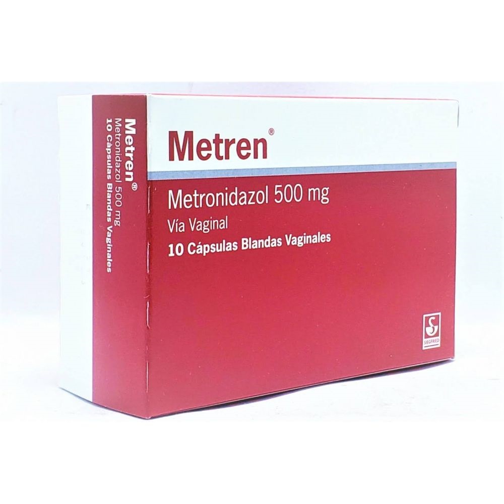 METREN 500MG X 10CAPS VAGINALES