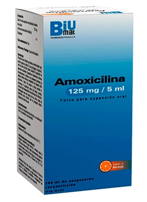 AMOXICILINA SUSP ORAL 125MG X 5ML BIUMAK