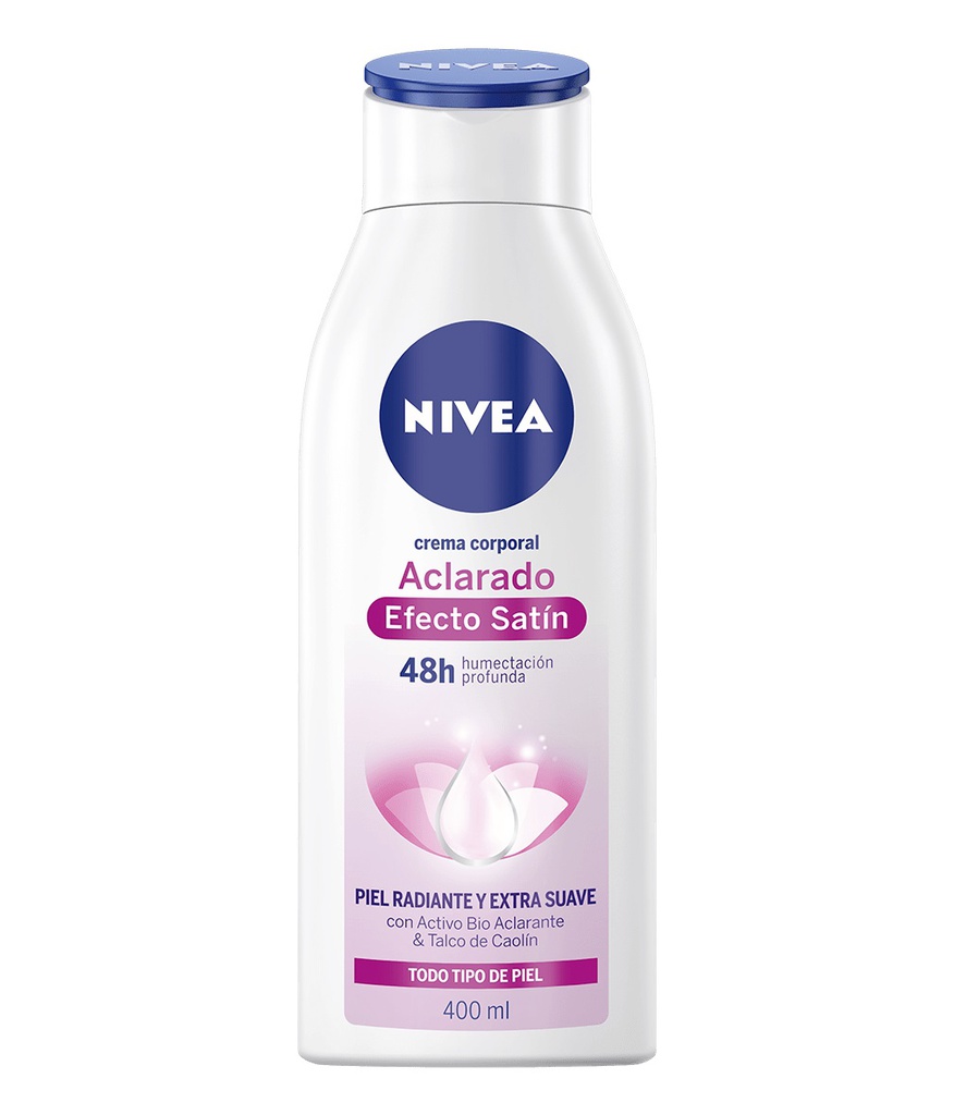 CREMA NIVEA 400ML CORPORAL  BODY ACLARAD