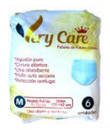 PAÑALES VERY CARE M 6UND ADULTO