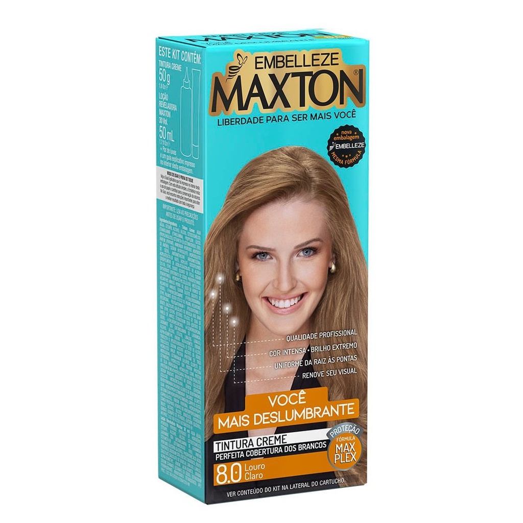 TINTE MAXTON 8.0 RUBIO CLARO