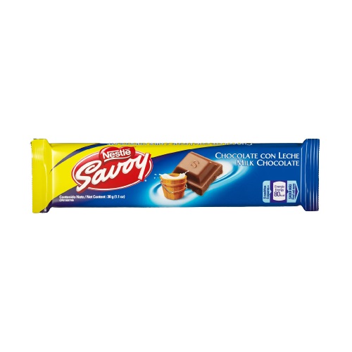 CHOCO SAVOY 30GR LECHE***
