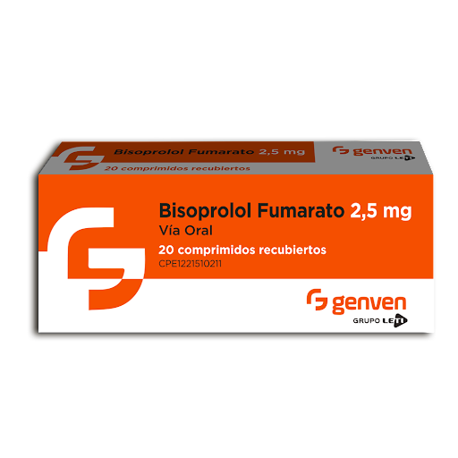 BISOPROLOL FUMARATO 2,5MGX20COMP GENVEN