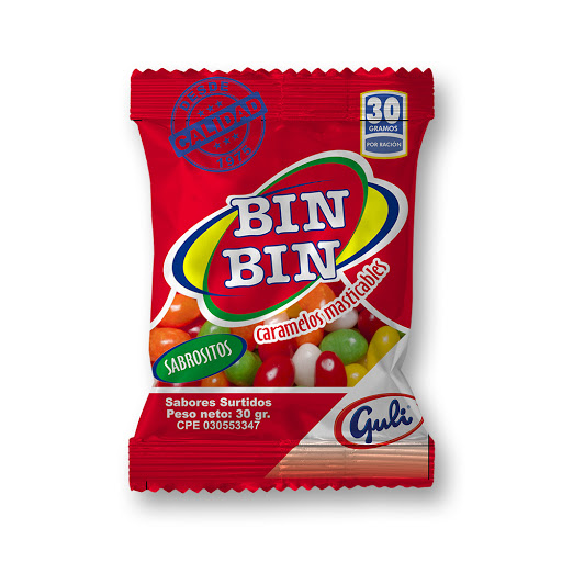 CARAMELO GULI X6UND 30GR BIN BIN