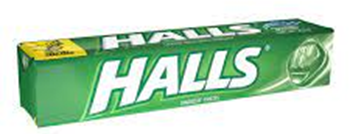 CARAMELOS HALLS YERBABUENA 25.2GR***