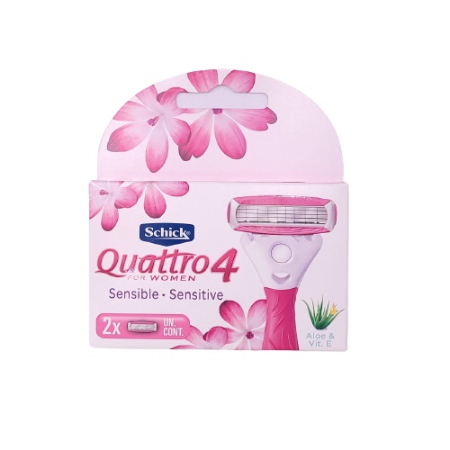 CARTUCHOS SCHICK QUAT 4HOJX2UND WOMAN