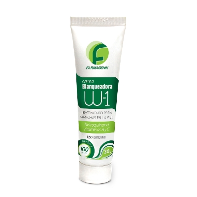 CREMA FACIAL 30G BLANQUEADORA W1 FARMAGENIK