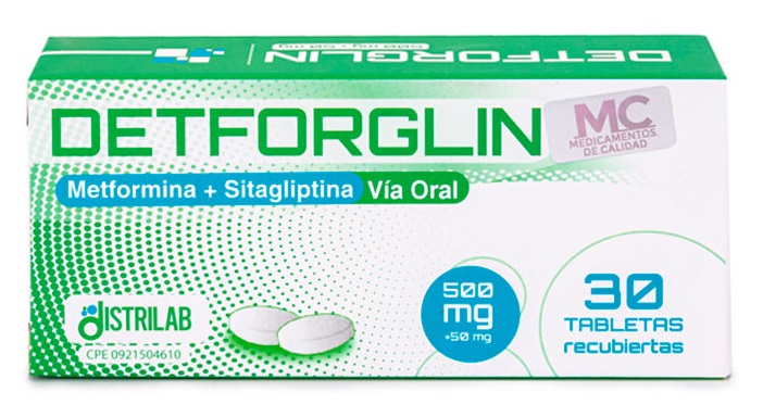 DETFORGLIN 500MG X 30TAB DISTRILAB