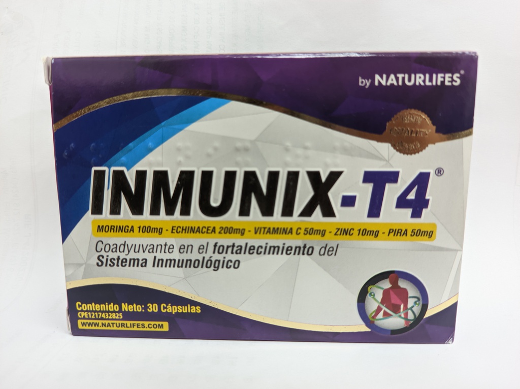 INMUNIX T4 30 CAPSULAS NATURLIFES