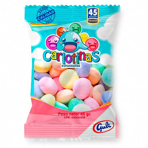 MARSHMALLOWS GULI 45GR CARLOTINAS
