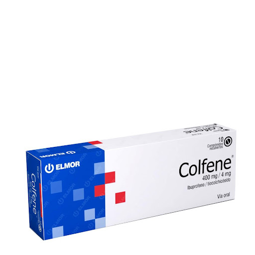 COLFENE 400MG 4MG X 10COMP IBUP TIOC ELMOR