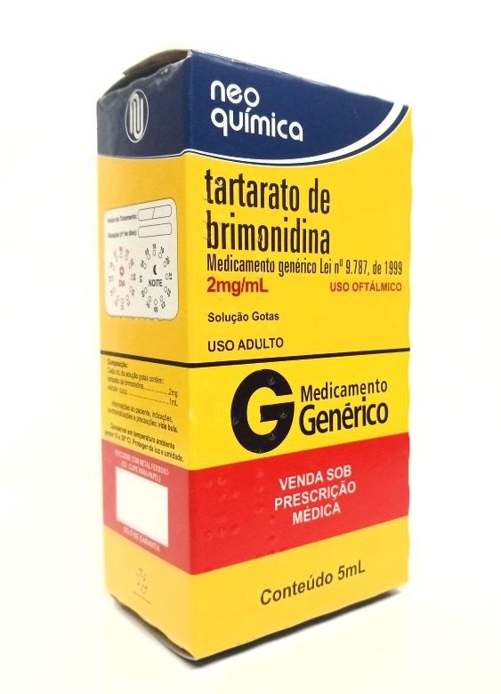 BRIMONIDINA USO OF 2MG X 5ML NEO QUIMICA