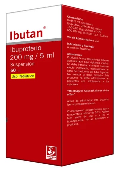 IBUTAN SUSP PED 200MG/5ML X 60ML MEYER