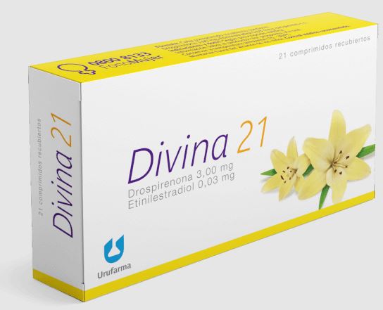 DIVINA21 3MG 0,03MG x 21COMP URUFARMA