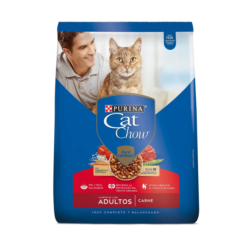 ALIMENTO P/GATO CAT CHOW 1.5KG ADULTO CARNE