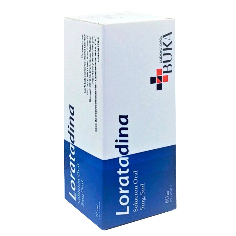 LORATADINA SOLUC ORAL 5MG 5MLx60ML BUKA