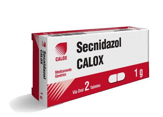 SECNIDAZOL 1G X 2 TABLETAS CALOX