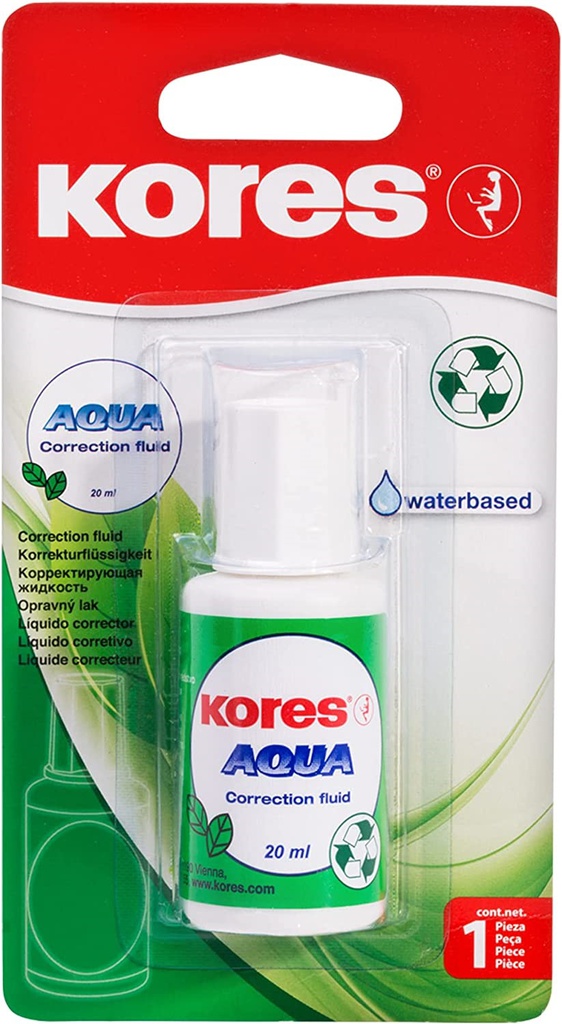 CORRECTOR KORES 10ML BOLIGRAFO PASTEL