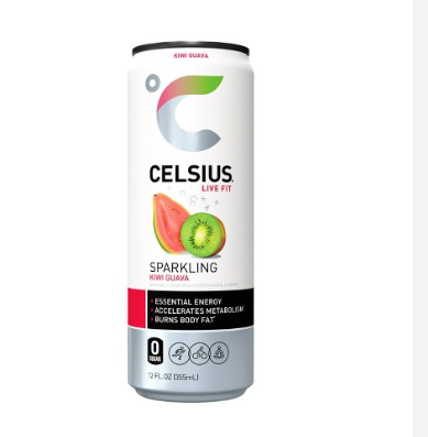 BEBIDA ENERGETICA CELSIUS 355ML KIWI GUAYABA
