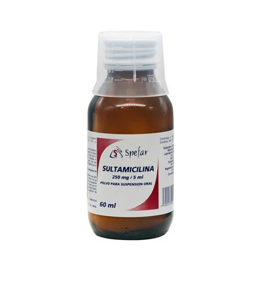 SULTAMICILINA POLVO SUSP 250MG/5ML x 60ML SPEFAR