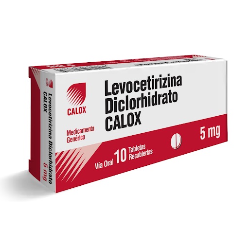 LEVOCETIRIZINA 5MG x 10 TAB CALOX