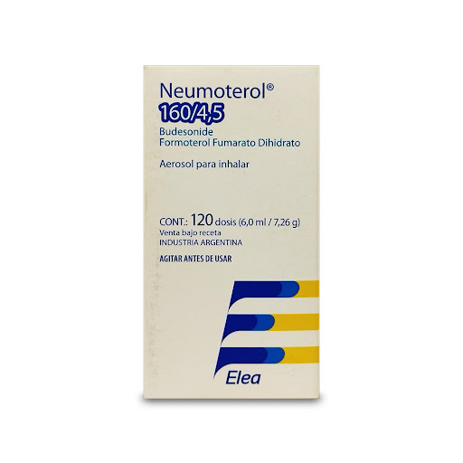 NEUMOTEROL 160/4,5 X 120DOSIS BUDESONIDE FORMOTEROL ELEA