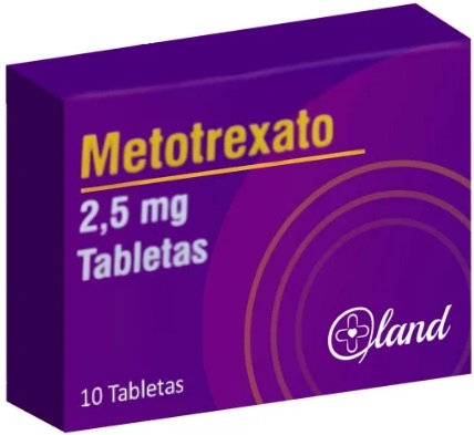 METOTREXATO 2,5MG X 10 TABLETAS LAND