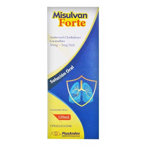 MISULVAN FORTE SOLUC ORAL 30MG 5MG/5ML X 120ML PLUSANDEX