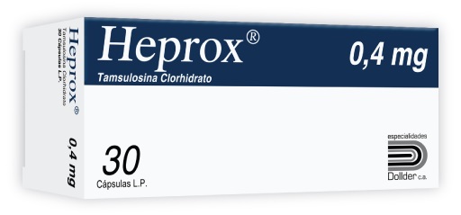HEPROX LP 0.4 MG x 30 CAPS TAMSULOSINA DOLLDER