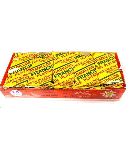 BOCADILLO DE PLATANO SAN FRANCISCO 10UND