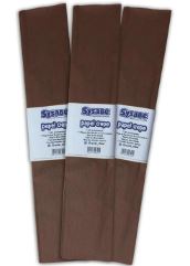 PAPEL CREPE SYSABE MARRON 50X200CM