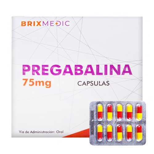 PREGABALINA 75MG X 10 CAPS BLISTER BRIXMEDIC