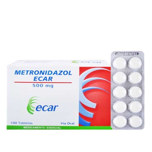 METRONIDAZOL 500MG X 10 TABLETAS BLISTER ECAR