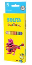 PLASTILINA SOLITA 6UND COLORES SURT