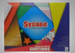 BLOCK DE PAPEL SYSABE 30H MANUALIDADES