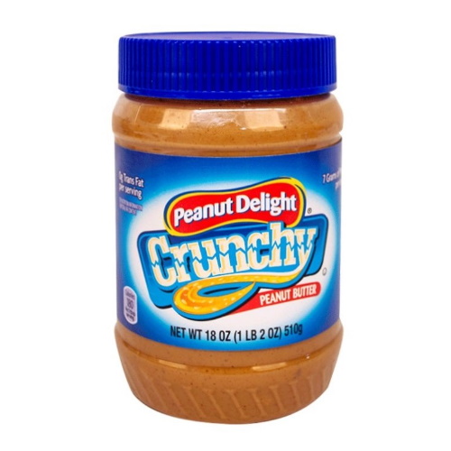 MANTEQUILLA DE MANI PEANUT DELIGHT 510GR CRUNCHY