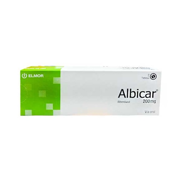 ALBICAR 200MG X 2TABLETAS ELMOR