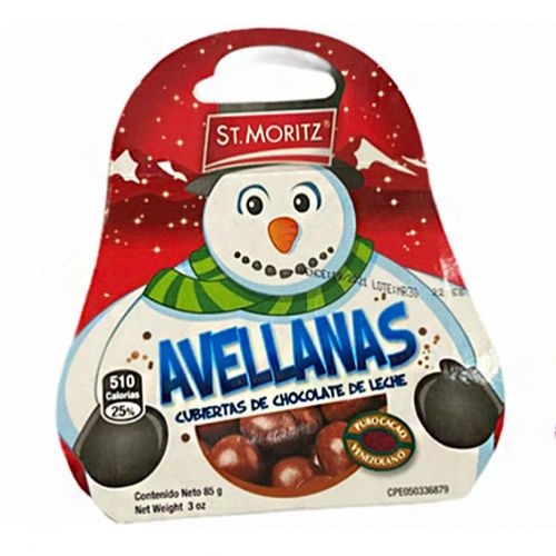 GRAGEA CHOCO OSCURO ST MORITZ 85GR AVELLANA